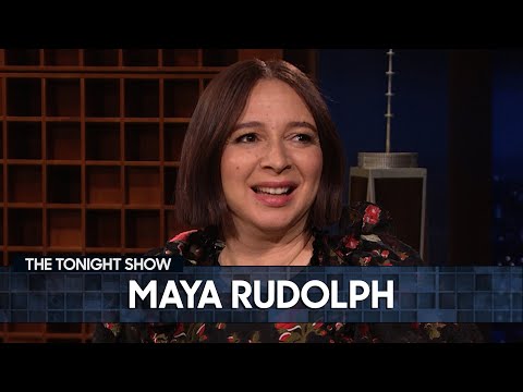 Maya Rudolph Wears Prince’s Belly Chain as a Necklace | The Tonight Show Starring Jimmy Fallon