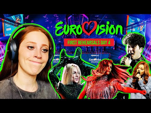 REACTING TO DAY 4 OF THE FIRST REHEARSALS FOR EUROVISION 2021