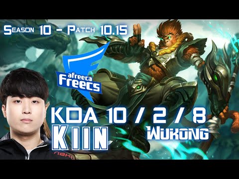 AFs Kiin WUKONG vs LUCIAN Top - Patch 10.15 KR Ranked