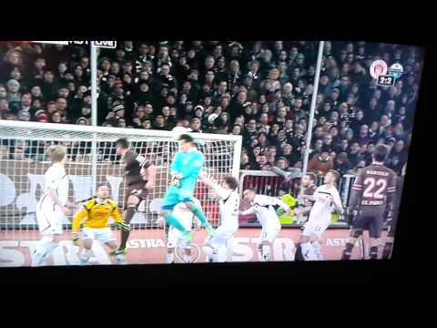 Tschauner's Kopfballtor gegen sc paderborn