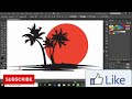 Logo Design In Illustrator How To Make Beach Logo Graphic Design Tutorial Beginners Tutorials