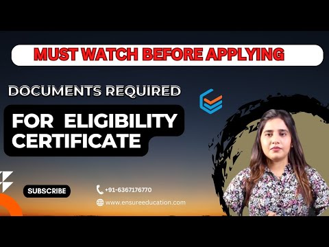 Documents required for Eligibility certificate| EC for 2018 and 2019 FMG |MBBS abroad | Apply for EC