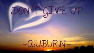 Don&#39;t Give Up by Auburn