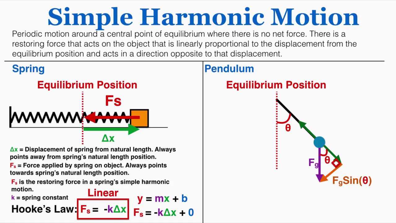 Simple Harmonic Motion - IB Physics