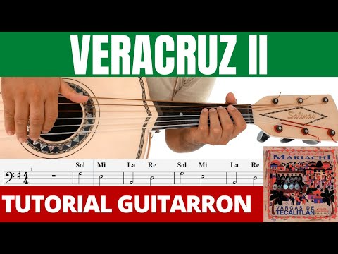 Viva Veracruz 2 (Guitarrón) Mariachi Vargas De Tecalitlán TUTORIAL