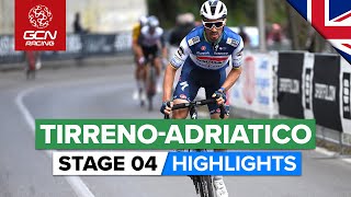 Relentless Attacking As Big Stars Struggle! | Tirreno-Adriatico 2023 Highlights - Stage 4