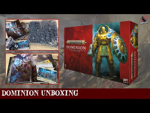 DOMINION UNBOXING WARHAMMER AGE OF SIGMAR - All Content Close Up - Spoiler … It’s Fantastic!