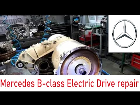 Repair and disassembly of Tesla motor (Mercedes B-class Electric Drive).