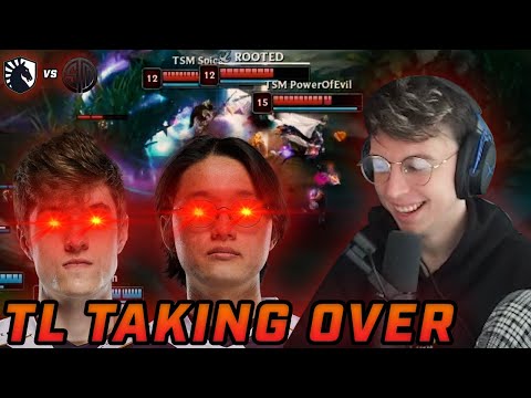 TL TAKING OVER NA - TL VS TSM GAME 2 PLAYOFFS REVIEW - CAEDREL