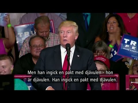 Kritiken mot Trump - "Ett ovanligt högt tonläge för närvarande" - Nyhetsmorgon (TV4)