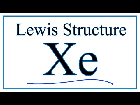 Lewis dot diagram for xenon