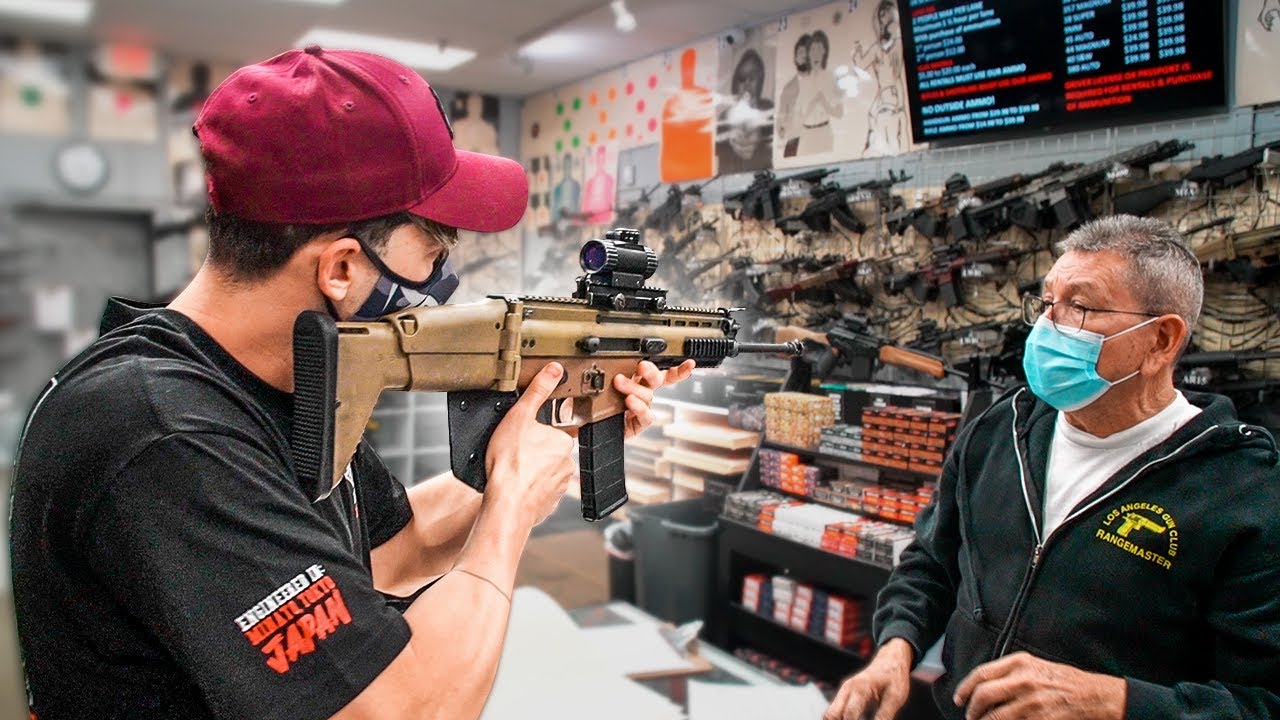 DISPARANDO ARMAS REALES EN ESTADOS UNIDOS! (sniper rifle)