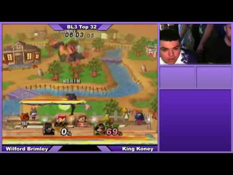 Blacklisted 3 Top 64 LR4 - Wilford Brimley (Snake) vs. King Koney (Donkey Kong)