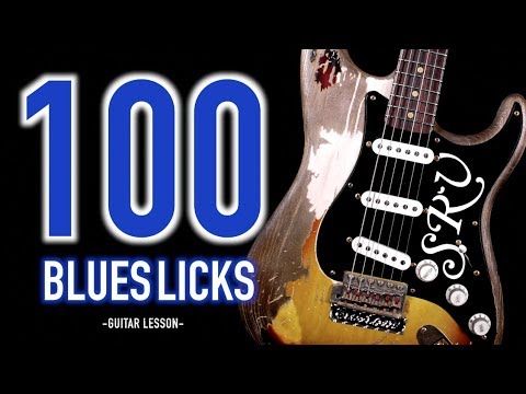 100 BLUES LICKS YOU MUST KNOW | Part.3 - Eric Clapton, SRV, T-Bone Walker, etc.