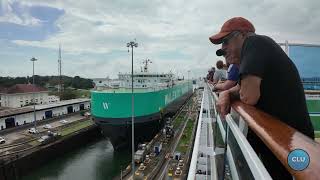 From Deck 15 on Coral Princess – How the Panama Canal Opens Up with Ocean Giants
