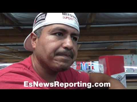 Robert Garcia working with Alex Gvozdyk - EsNews Boxing