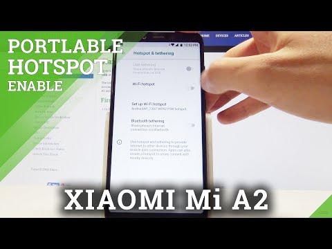 How to Enable Portable Hotspot in XIAOMI Mi A2 - Set Up Mobile Data