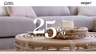 Promocja 25% rabatu od redNet dom i Kave Home