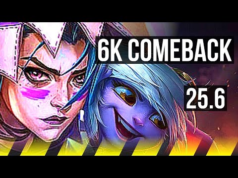 JINX & Maokai vs TRISTANA & Leona (ADC) | Comeback, 12/5/13 | EUW Diamond | 25.6