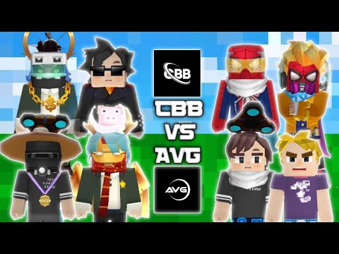 CBB vs AVG ( BLOCKMAN GO ) EGGWAR CLAN WARS