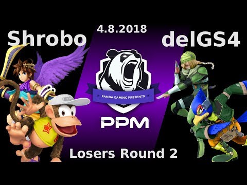 Big PPM 9 - Shrobo (Pit, Diddy Kong) Vs. delGS4 (Shiek, Falco) - Losers Round 2