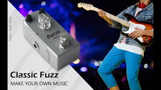 Video thumbnail for AZOR AP303 Fuzz Guitar Effect Pedal Aluminium-Alloy case (BIG MUFF CLONE) by Guitar Pedal AZOR