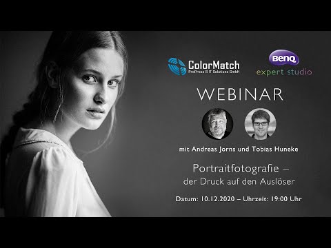 BenQ Webinar: Portraitfotografie mit Andreas Jorns und Tobias Huneke