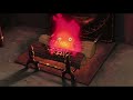 Eternal Calcifer | Yule Log Fireplace | Ambience HD