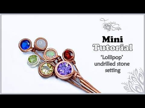 Technique - coiled stone setting