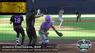 Joseph Contreras Prospect Video, RHP, Blessed Trinity Catholic High School Class of 2026, Full Outin