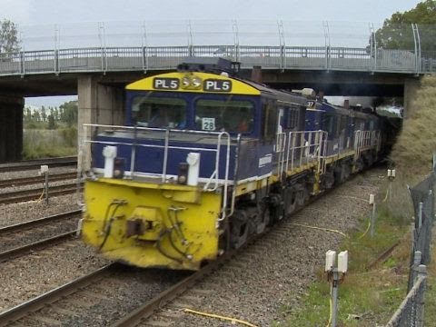 NSW Branchline coal train with "PL class" and "48 class" locomotives