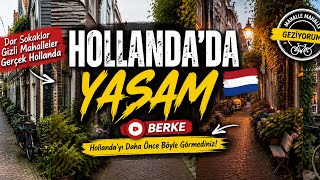 🇳🇱Hollanda’nın Gizli Mahallelerini Gezdim! Sokak Aralari Evler Nasilmi