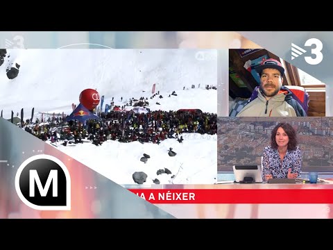 L'esquiador Aymar Navarro es recupera d'una espectacular caiguda - Els Matins