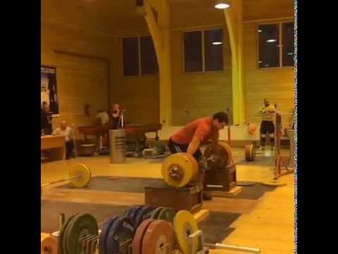 Aleksey Lovchev 220kg Block Snatch