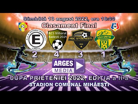Turneu de Fotbal, Cupa Prieteniei, Mihăeşti 2022