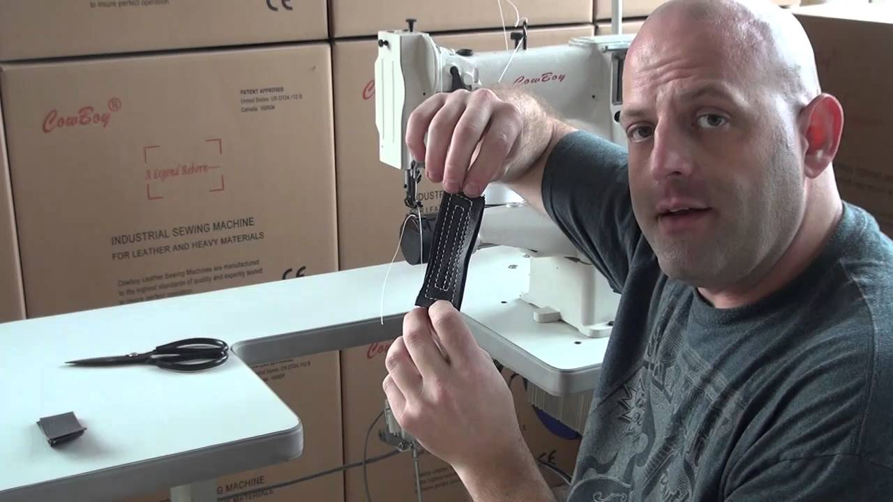 Maszyna cylindryczna do szycia skóry i grubych materiałów