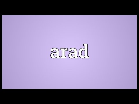 Arad Meaning