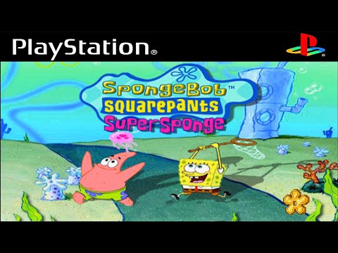 SpongeBob SquarePants: SuperSponge - Gameplay PS1 | DuckStation