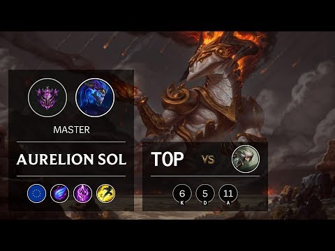 Aurelion Sol Top vs Camille - EUW Master Patch 10.1