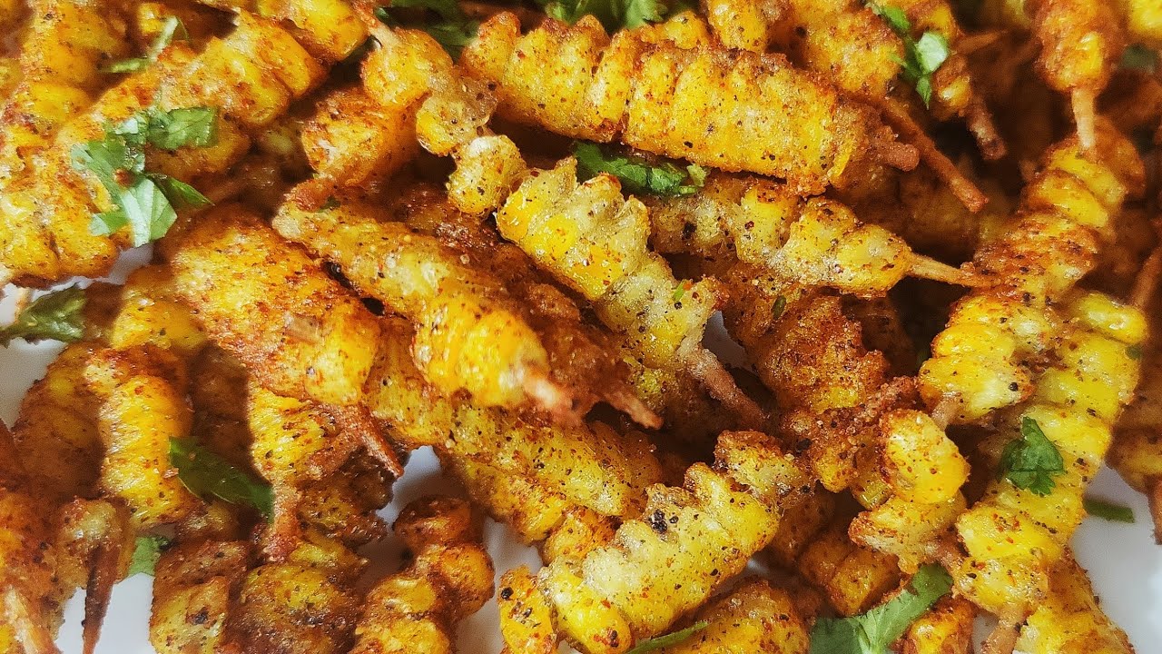 Crispy corn sticks | Masala Corn Fries Recipes | Easy Crispy Corn Fry Recipes | Spicy Corn Fries