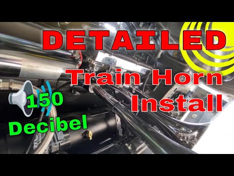 Train Horn How To Installation - 150 decibels On a Ford F-150