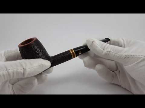 Bang Designed Stanwell Brass Band Sandblasted Billiard Conical Bowl (169) 9mm *SOLD*