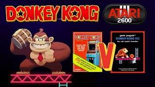 Donkey Kong Atari 2600(1982) V Donkey Kong VCS (2017)