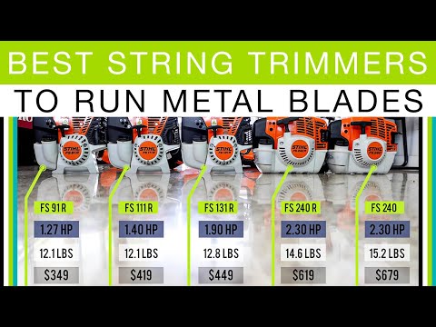 BEST STRING TRIMMERS combos for Brush Cutter Blades