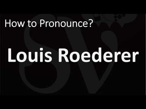 How to Pronounce Louis Roederer? (CORRECTLY)