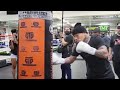 GERVONTA DAVIS CRACKING THE HEAVY BAG WITH KO POWER AHEAD OF ISAAC CRUZ FIGHT