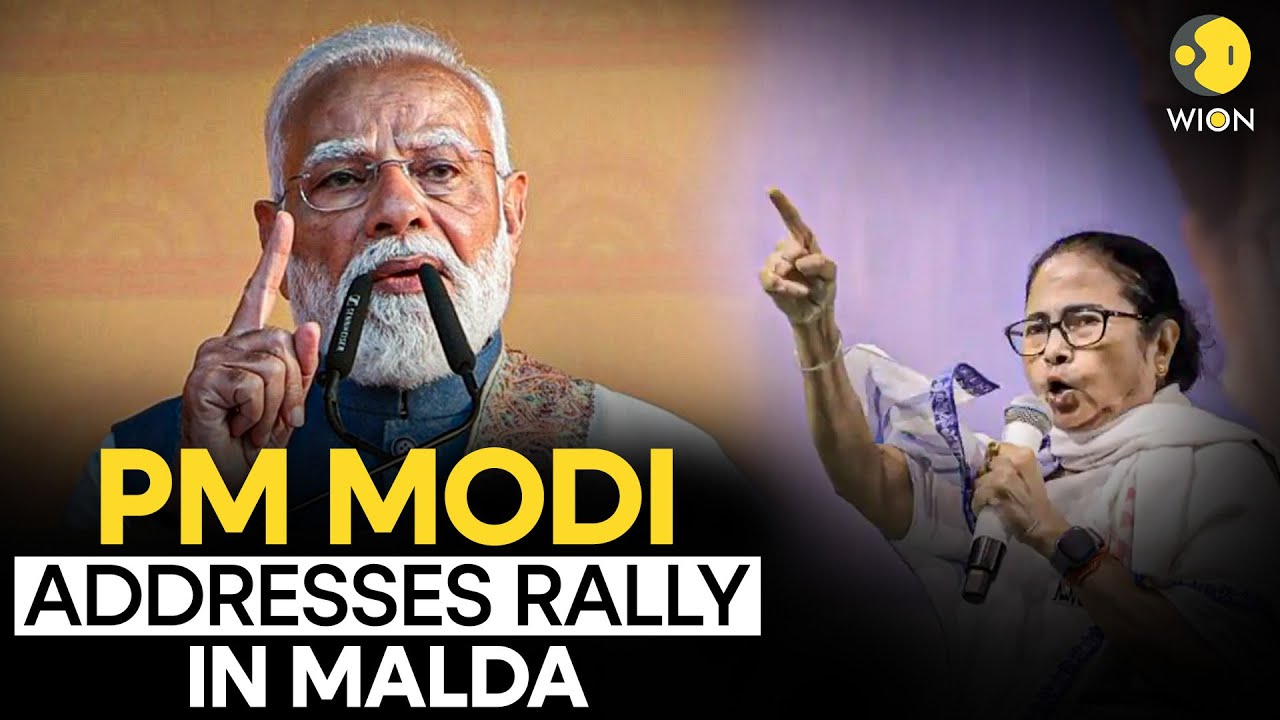 India LIVE: PM Modi Attends Public Meeting In Malda, West Bengal | PM Modi in Malda | WION