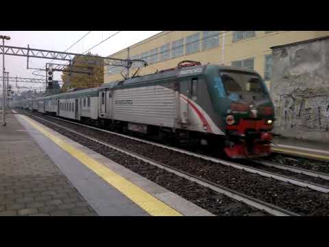 E464 294+8 piano ribassato Trenord - Monza 17/10/2016