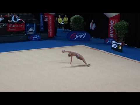 Lisa Baudin ballon - Nat A 16/17 ans - France Chambéry 2017