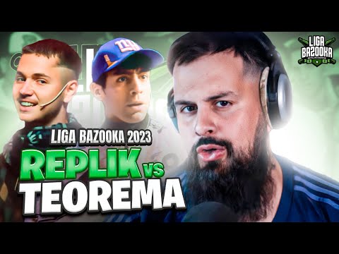SON POETAS | REACCIÓN a REPLIK VS TEOREMA | #Ligabazooka 2023💥 Jornada 5